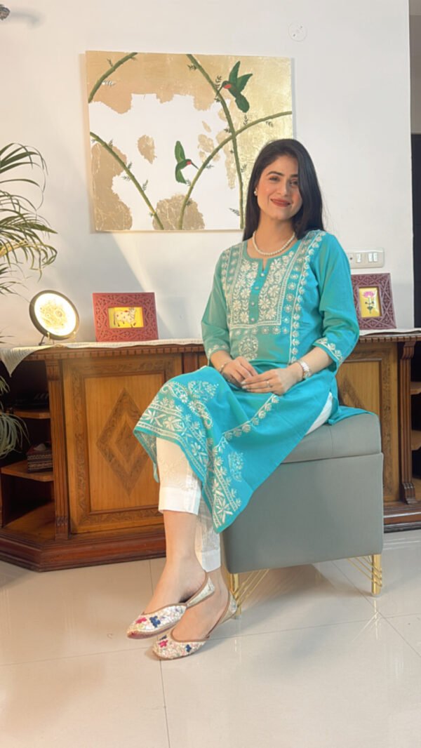 Margot Embers Set with Dupatta - Image 3