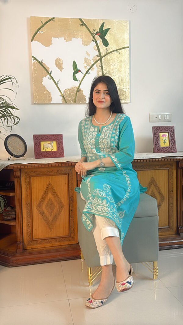 Margot Embers Set with Dupatta - Image 5