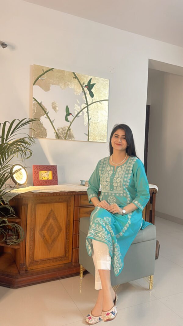 Margot Embers Set with Dupatta - Image 2