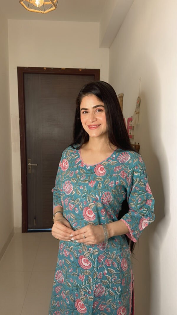 Flora Dawn Kurti Set - Image 2